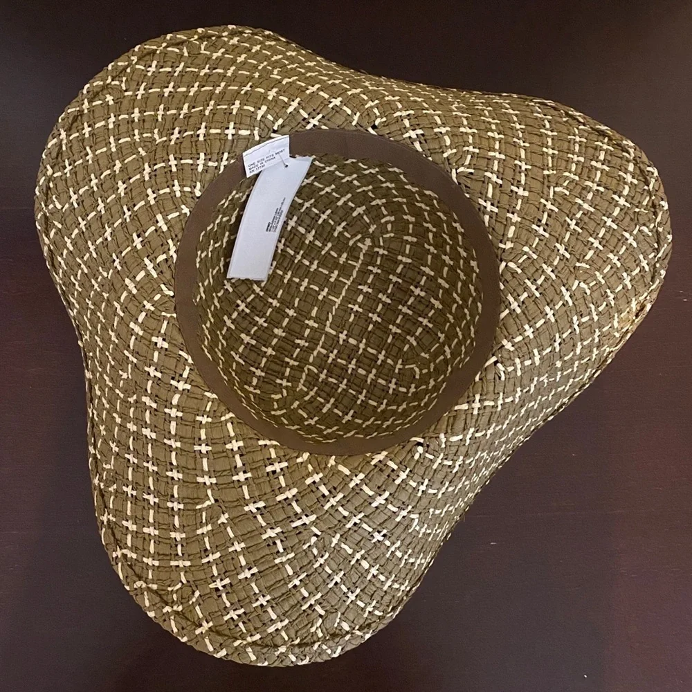 Natural Flexible Straw Sun Hat – Tan - Picture 4 of 5